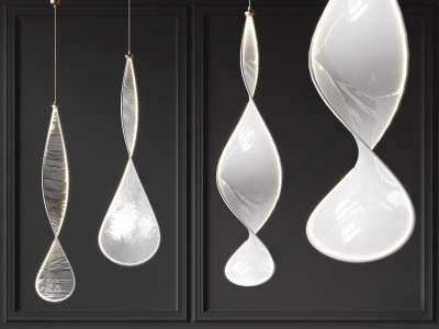 现代吊灯3D模型下载